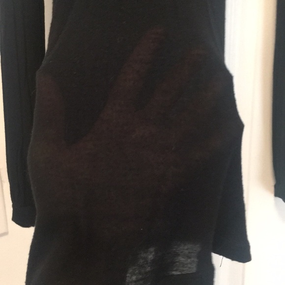 Rampage Heart Moon Star Long Sleeve Sheer Top - Picture 4 of 7